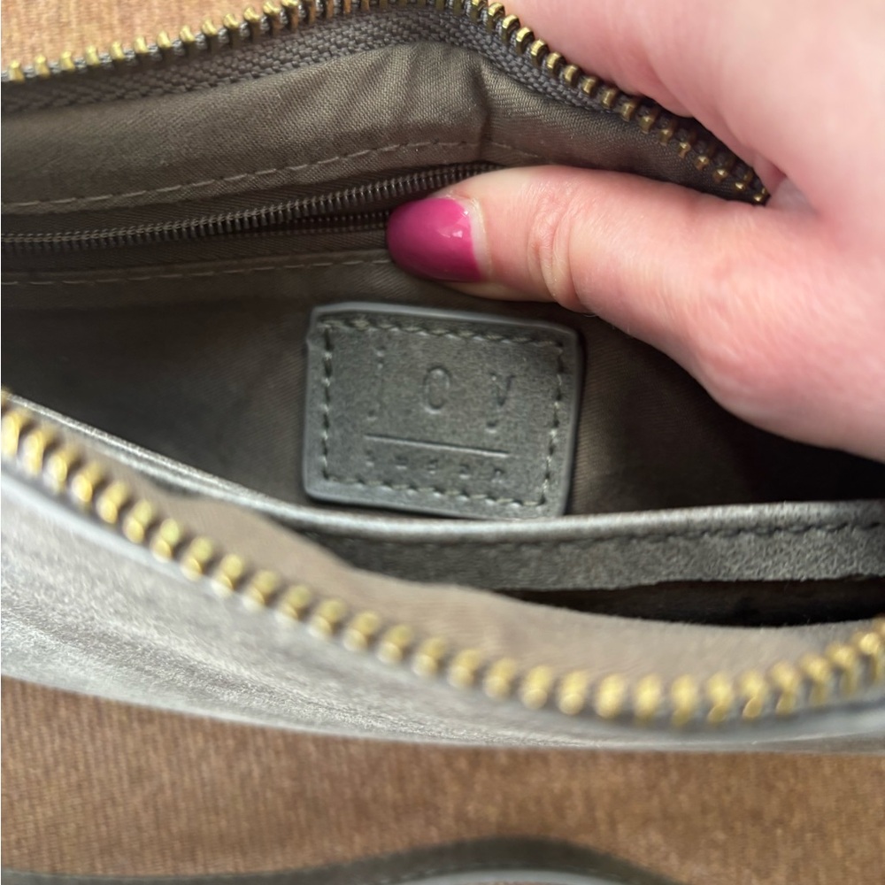 Like New/EUC - Sleek Joy Susan Mini Cross-Body/Wristlet (Gray) - Picture 13 of 13
